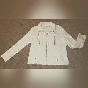 Chico's Sylvia Knit Hardware Jacket Size 2